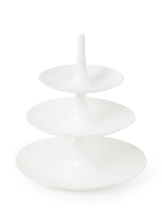 Koziol Babell L etagère 34 cm - voorkant 2 wit