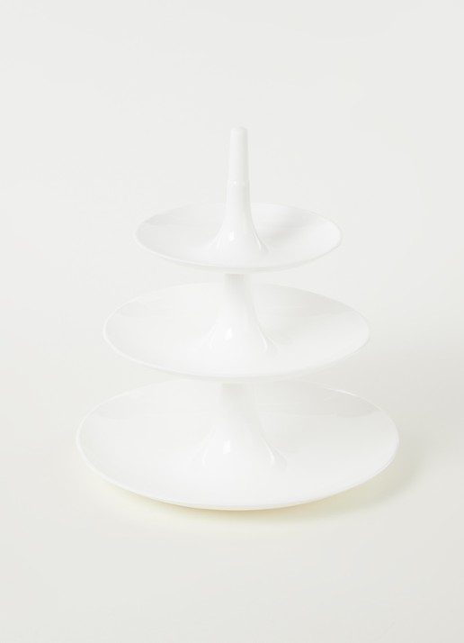 Koziol Babell L etagère 34 cm - voorkant 3 wit