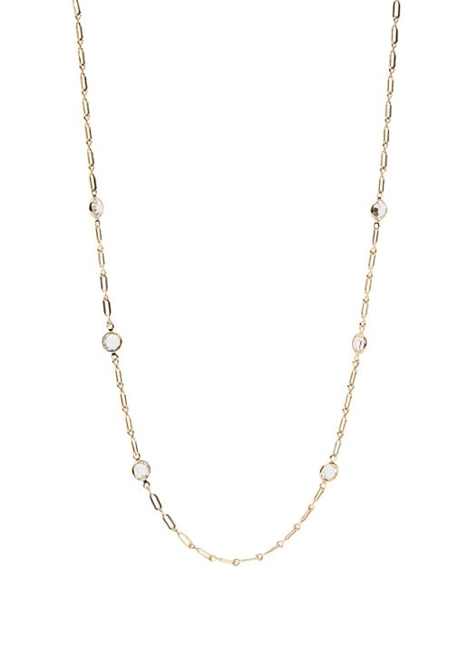Kroonjuweeltjes Sautoir ketting verguld