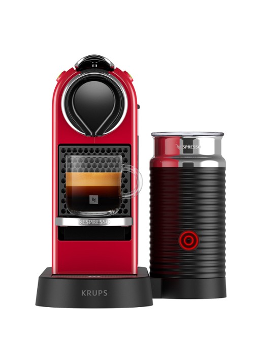 Krups CitiZ & Milk Nespresso machine - detail 8 kersenrood