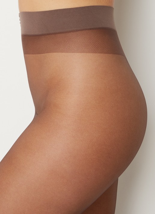 Kunert Mystique panty in 20 denier - detail 2 donkerbruin