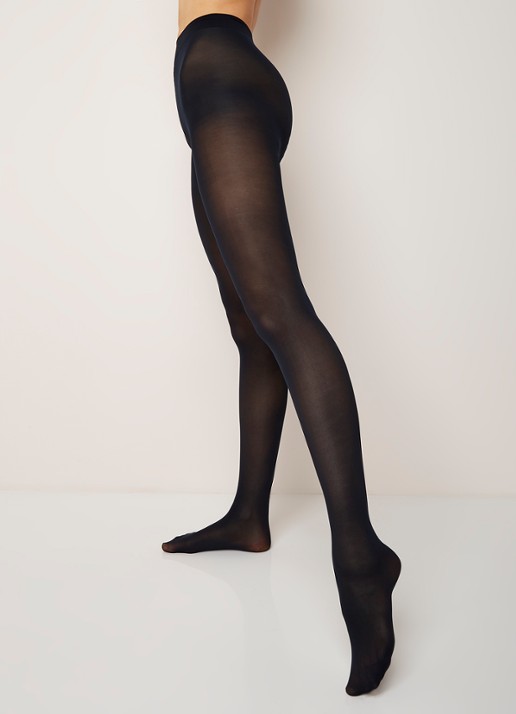 Kunert Velvet panty in 40 denier marine - voorkant 3 donkerblauw