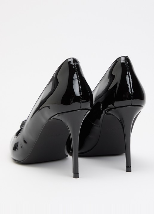Kurt Geiger Belgravia pump met logo - achterkant 5 zwart
