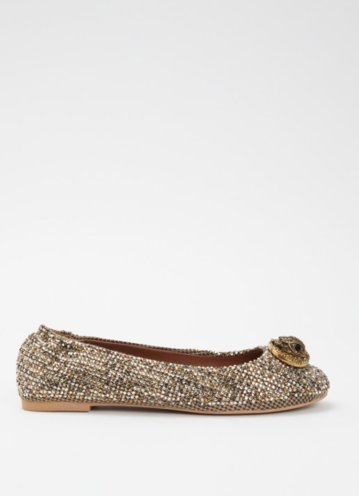 Kurt Geiger Chelsea ballerina met strass