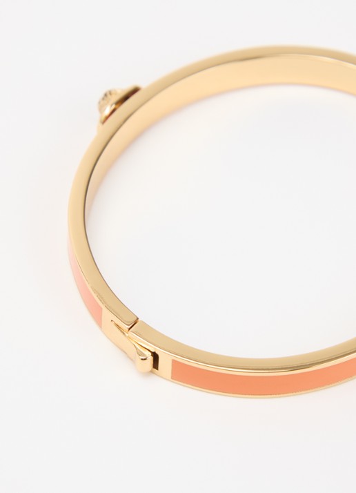 Kurt Geiger Chelsea bangle met kristal - detail 2 orange