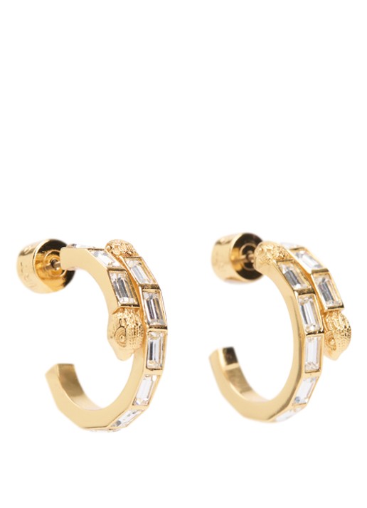 Kurt Geiger Eagle Baguette oorringen met kristal