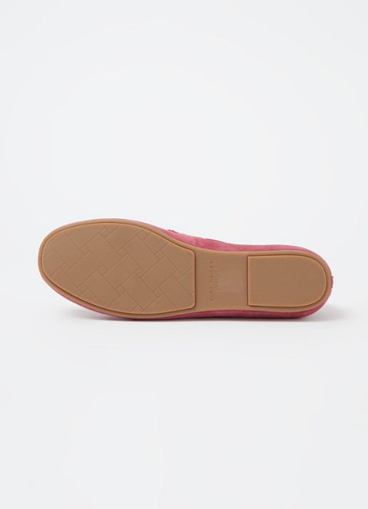 Kurt Geiger Eagle mocassin met leren details en strass - detail 4 roze