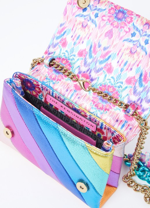 Kurt Geiger Kensington crossbodytas van leer - detail 2 multicolor
