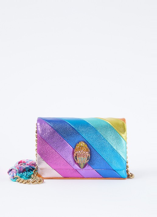 Kurt Geiger Kensington crossbodytas van leer - voorkant 4 multicolor