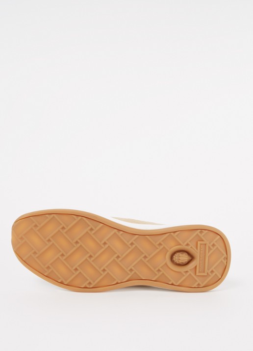 Kurt Geiger Kensington Knit sneaker met gebreid bovenwerk en suède details - detail 5 camel