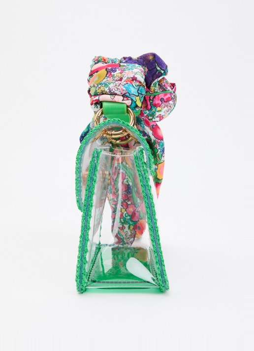 Kurt Geiger Kensington Mini met afneembare schouderriem - detail 2 transparant