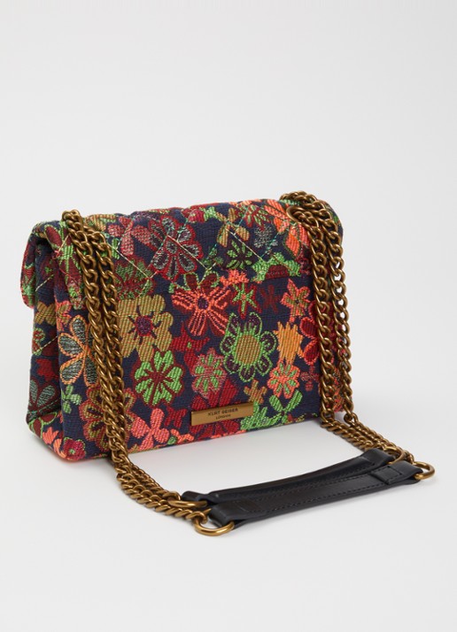 Kurt Geiger Kensington Octavia crossbodytas met quiltpatroon en verstelbare schouderriem - achterkant 2 multicolor