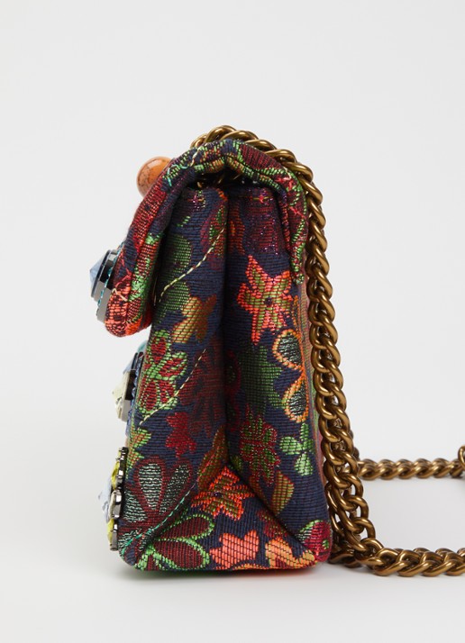 Kurt Geiger Kensington Octavia crossbodytas met quiltpatroon en verstelbare schouderriem - detail 4 multicolor