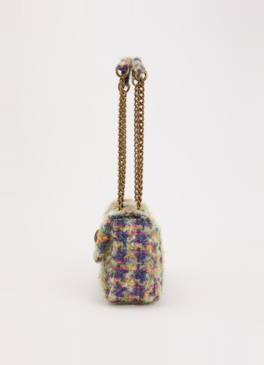 Kurt Geiger Kensington schoudertas met tweed-look en strass - detail 3 multicolor