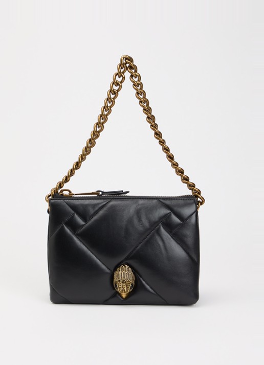 Kurt Geiger Kensington schoudertas van leer met quilt patroon