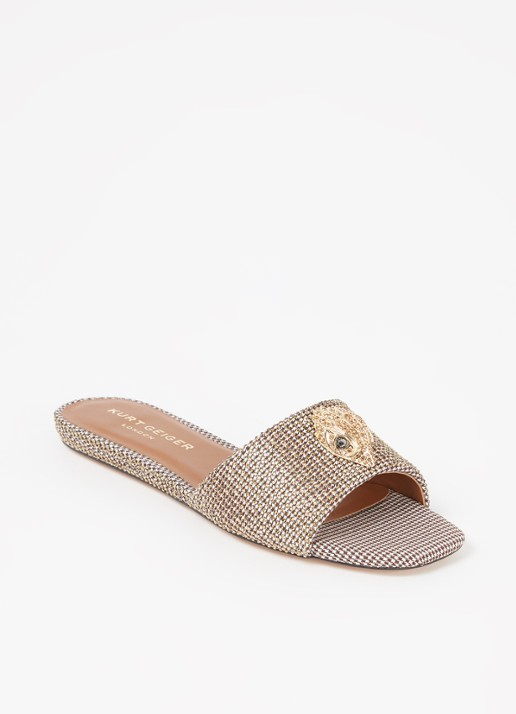Kurt Geiger Kensington slipper met strass