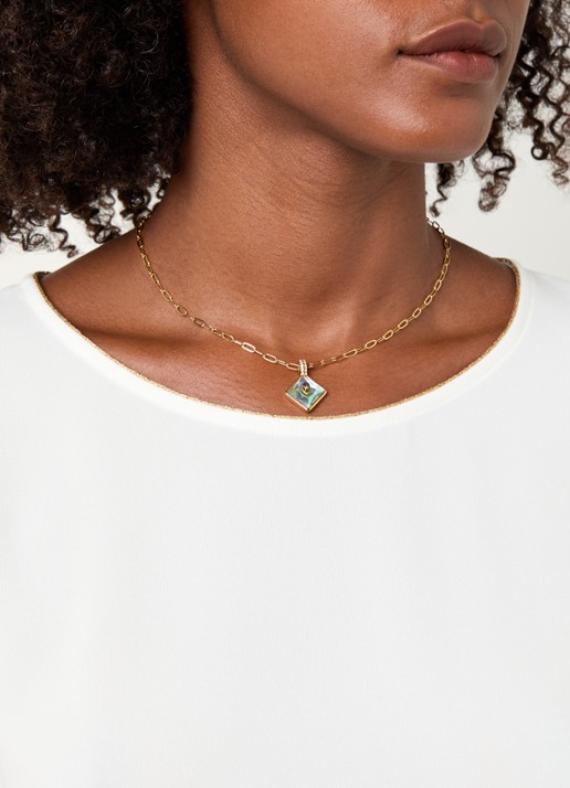 Kurt Geiger Ketting met hanger - voorkant 2 multicolor