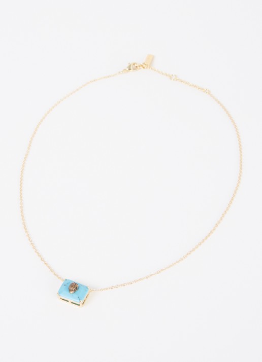 Kurt Geiger Ketting met hanger - detail 3 turquoise