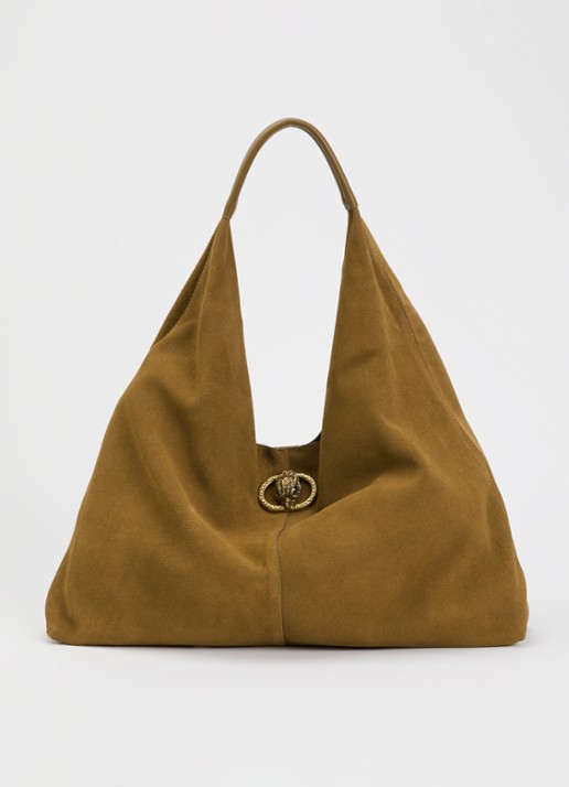 Kurt Geiger Large Chelsea Slouch schoudertas van suède