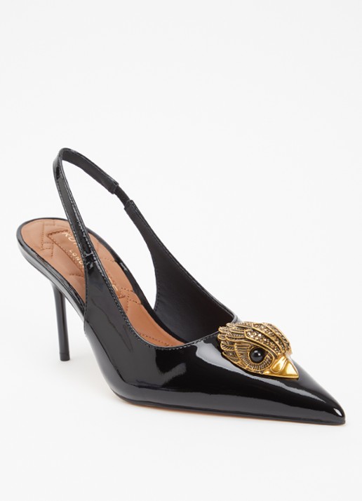 Kurt Geiger Large Eagle slingback van leer