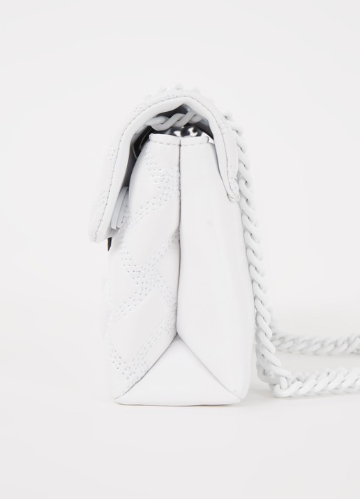 Kurt Geiger Mini Kensington crossbodytas van leer - detail 2 wit