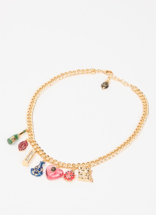 Kurt Geiger Novelty ketting met hanger - detail goud