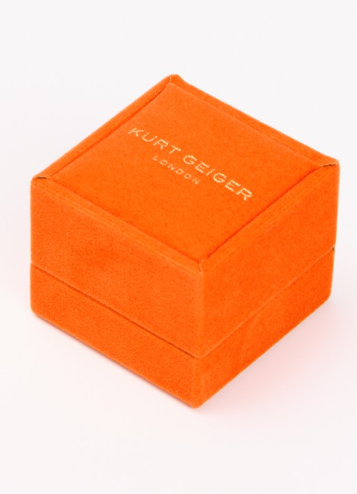 Kurt Geiger Oval Mix ring met kristal - detail 4 multicolor