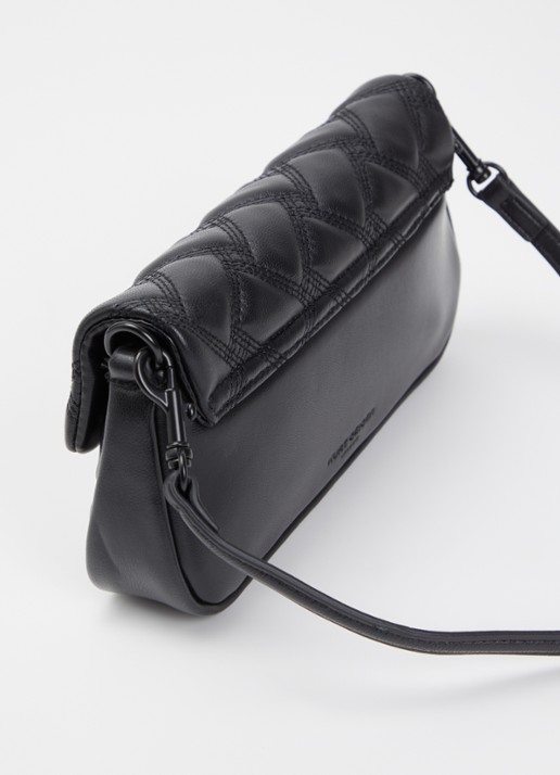 Kurt Geiger Pickle Drench schoudertas van quilted lamsleer - achterkant 4 zwart