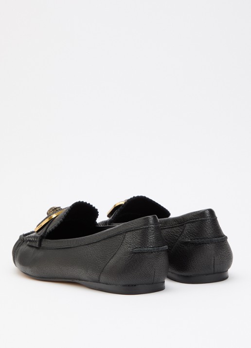 Kurt Geiger Pimlico loafer van leer - achterkant 5 zwart