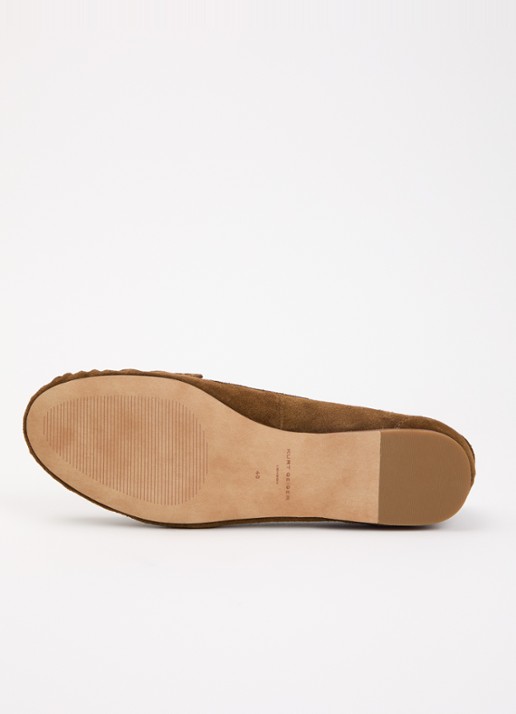 Kurt Geiger Pimlico loafer van suède - detail 5 bruin