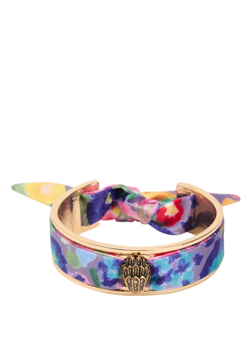 Kurt Geiger Printed Scarf bangle  - voorkant goud