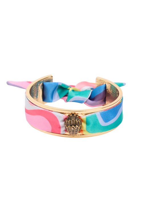 Kurt Geiger Printed Scarf bangle  - voorkant multicolor