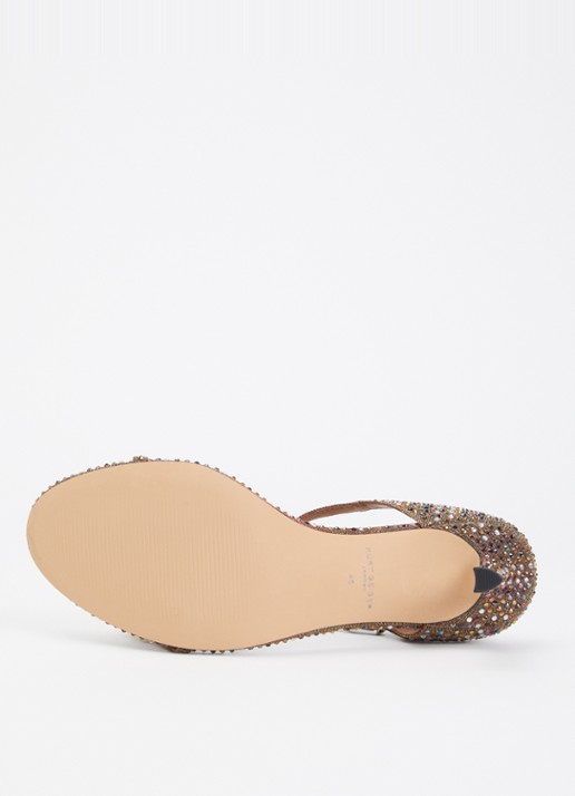 Kurt Geiger Sandalette met strass en gespdetail - detail 5 brons