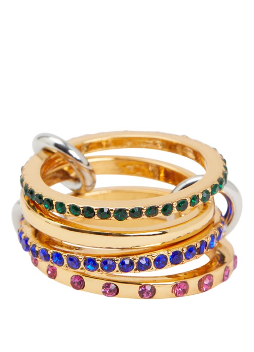 Kurt Geiger Sloane Link ring met kristal
