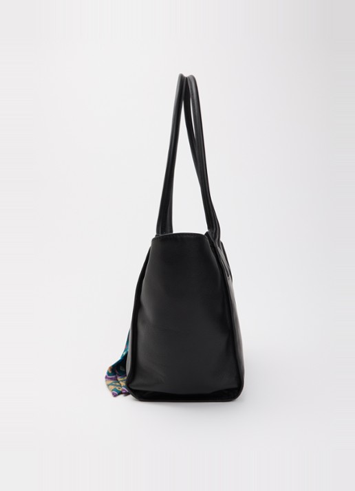 Kurt Geiger Sloane shopper van leer - detail 2 zwart