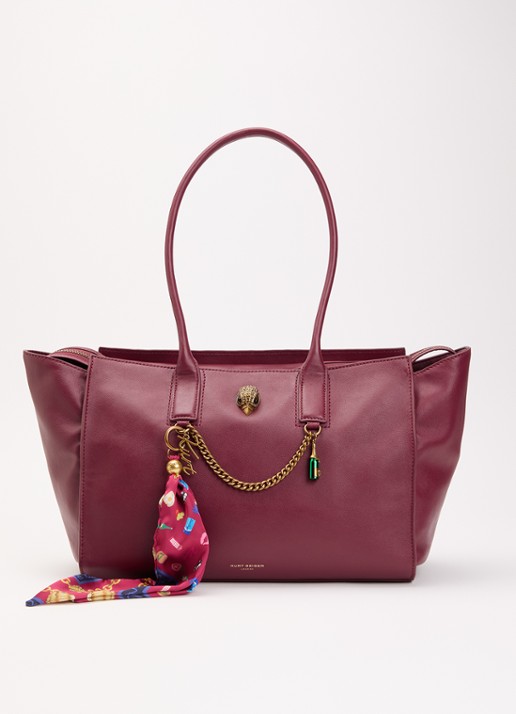Kurt Geiger Sloane shopper van leer