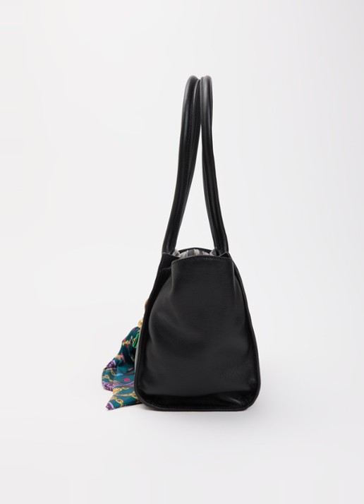 Kurt Geiger Sloane Small shopper van leer - detail 3 zwart