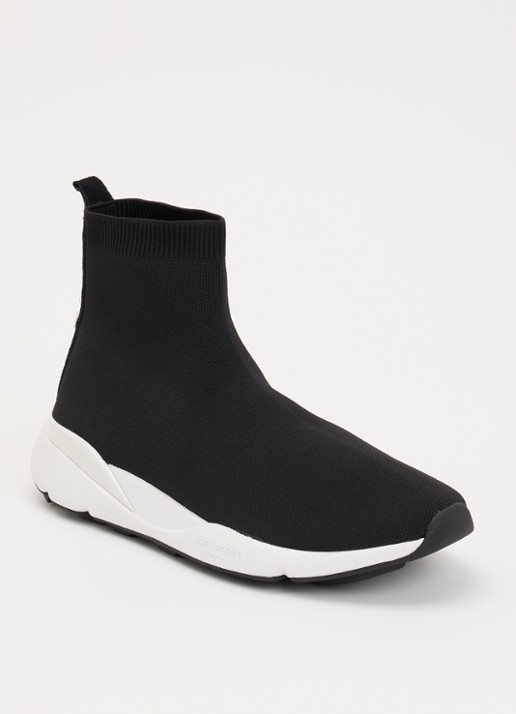 Kurt Geiger Sneaker met gebreid bovenwerk en suède details