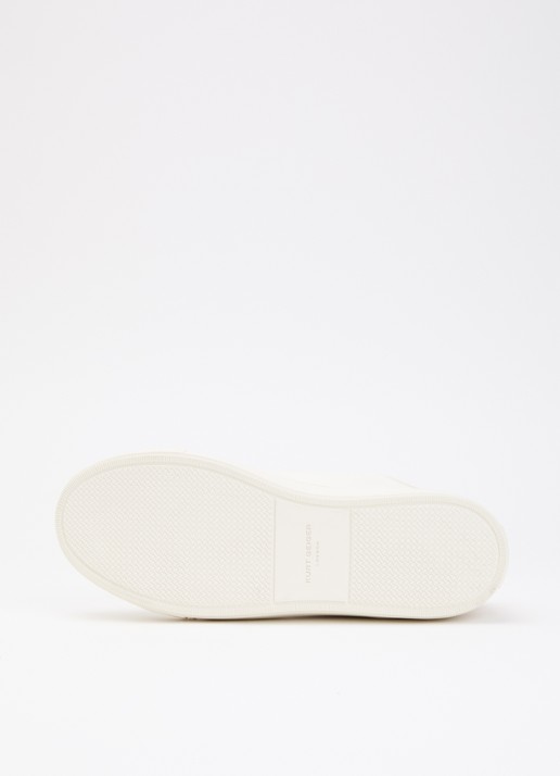 Kurt Geiger Southbank sneaker van leer met logo - detail 3 wit