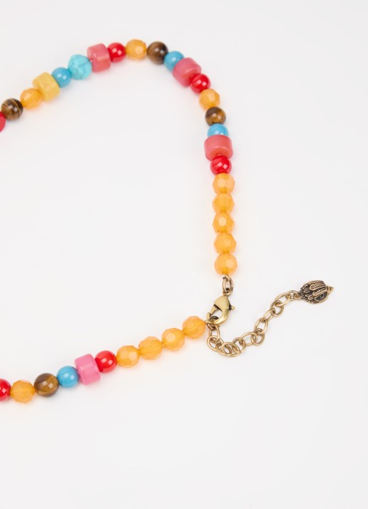 Kurt Geiger XL Sun ketting met kristal - detail 2 multicolor