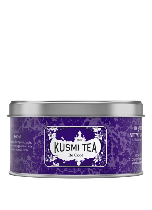 Kusmi Tea Be Cool losse thee 125 gram - voorkant paars