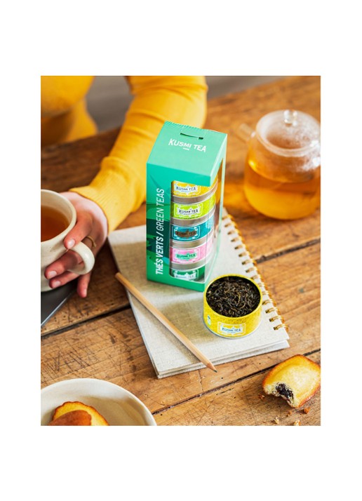 Kusmi Tea Green Teas theeset met losse thee 5 x 25 gram - detail undefined