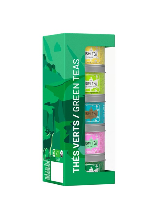 Kusmi Tea Green Teas theeset met losse thee 5 x 25 gram - voorkant 4 undefined