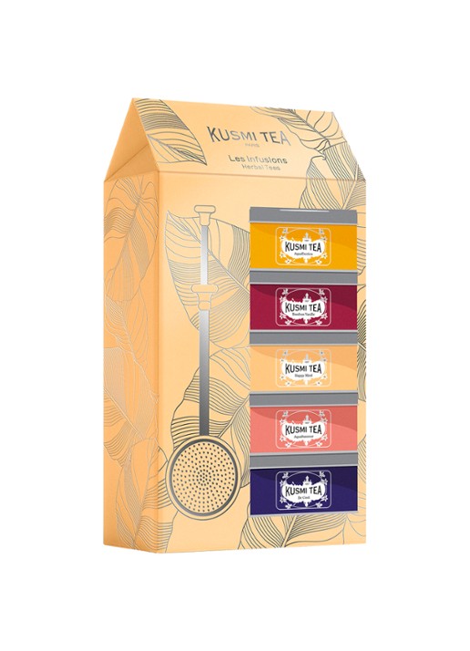 Kusmi Tea Herbal Teas losse thee met thee-infuser 6-delig in giftbox