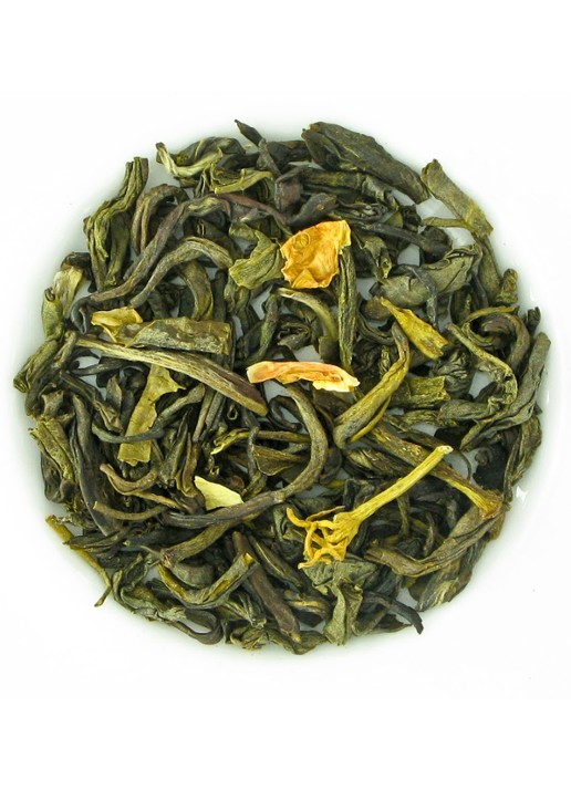 Kusmi Tea Jasmine Green losse thee 125 gram - voorkant 2 geel