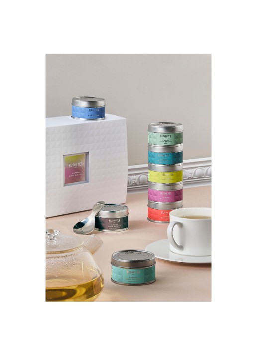 Kusmi Tea La Collection A. Ducasse theeset van 8  mini's + lepel - detail 2 undefined