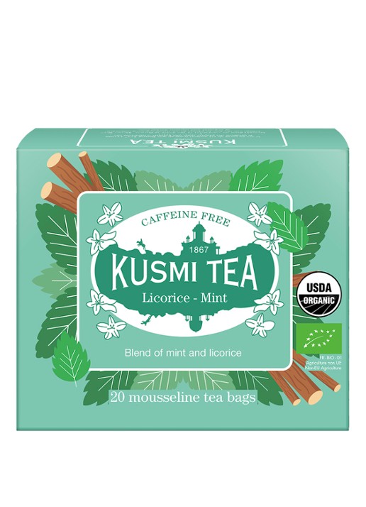 Kusmi Tea Licorice-Mint theezakjes 20 stuks