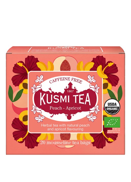Kusmi Tea Peach Apricot theezakjes 20 stuks