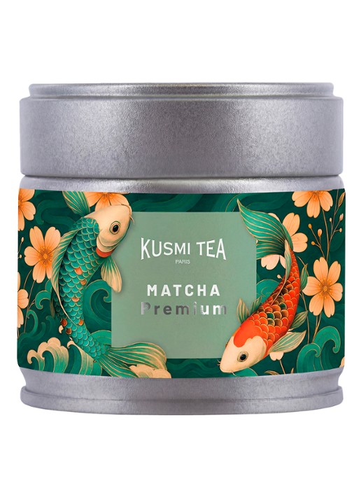 Kusmi Tea Premium Matcha 30 gram - voorkant beige