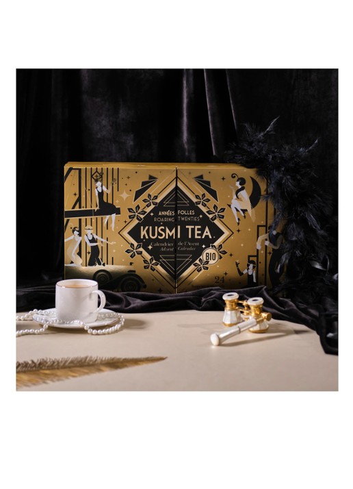Kusmi Tea Tsarevna biologische thee adventskalender in Roaring Twenties editie 24 stuks - detail 5 goud